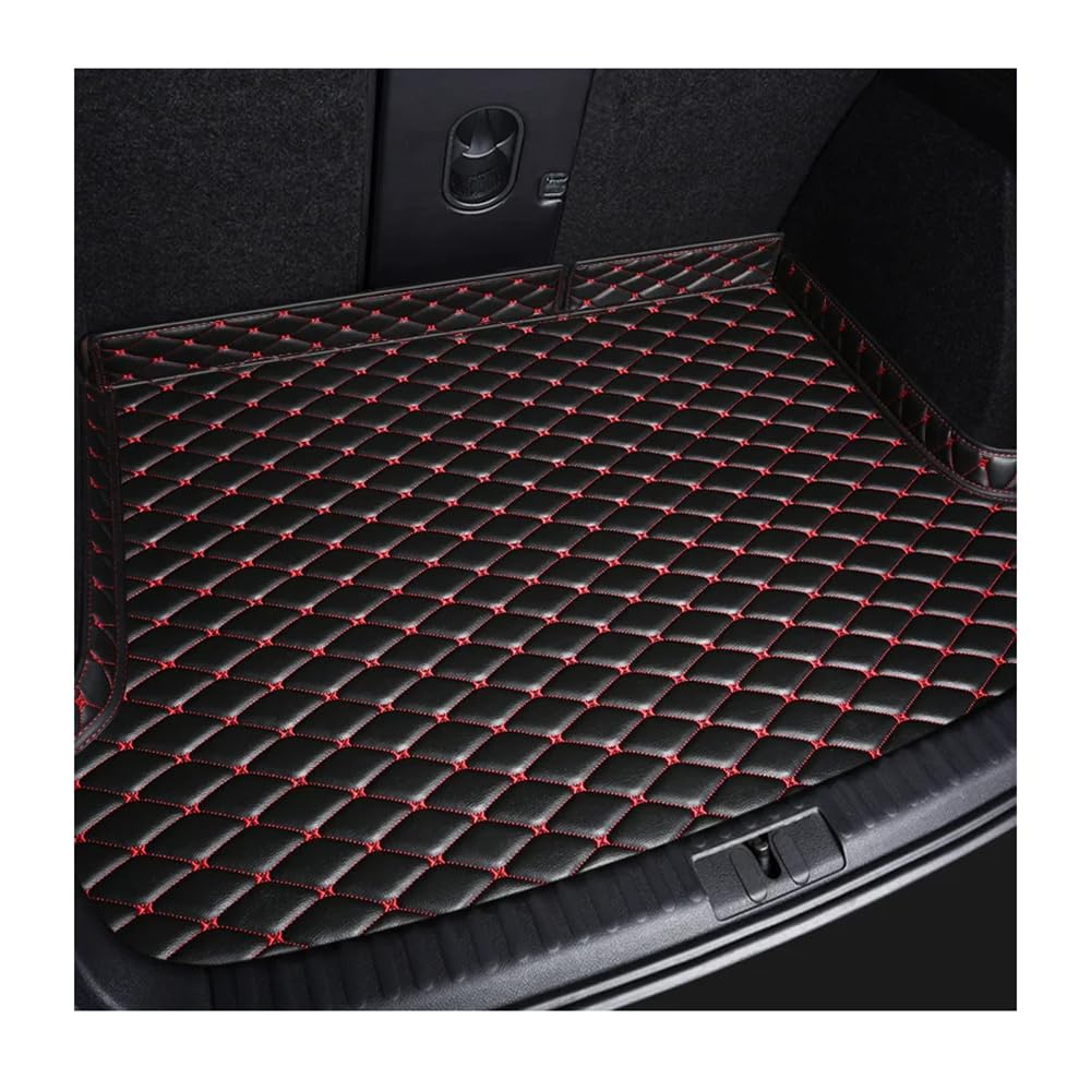 Leder Auto Kofferraummatten Kofferraumwanne Kompatibel mit für Audi S5(4door) 2017-2023 Kofferraum Schutzmatte Cargo Teppich,A von CenMoo
