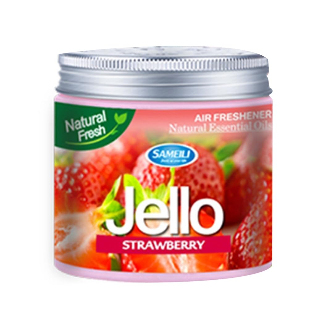 Cenei Auto 220g Jello Parfüm Lufterfrischer Autobalsam Desodorierend Langanhaltender Duft Auto Aromatherapie Erdbeere Cenei Auto 220g Jello Parfüm Lufterfrischer Autobalsam Desodorierend Langanhaltender Duft Auto Aromatherapie Erdbeere von Cenei