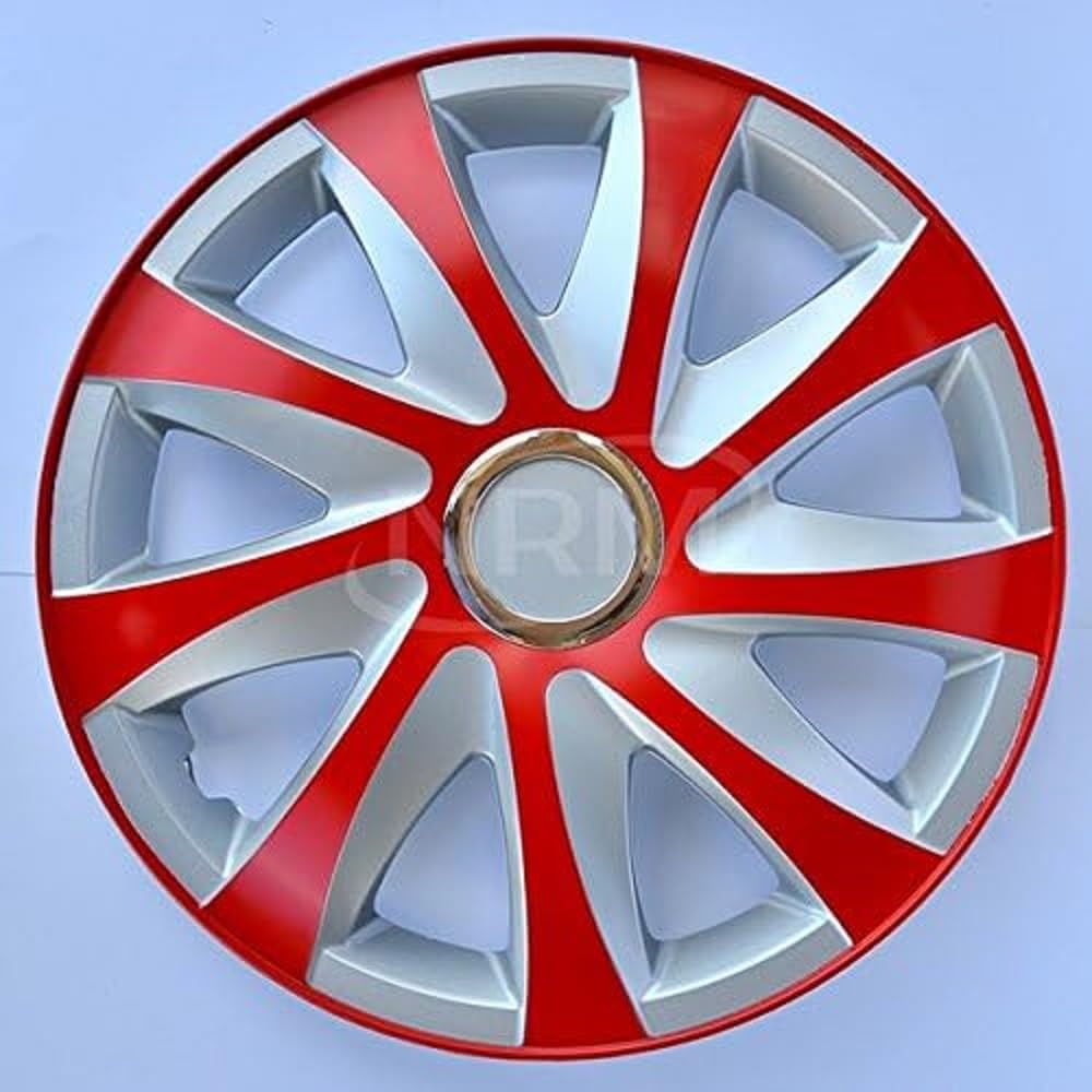 NRM Radzierblende Drift EXTRA Silber/rot 16 Zoll 4er Set NRM Radzierblende Drift EXTRA Silber/rot 16 Zoll 4er Set von NRM