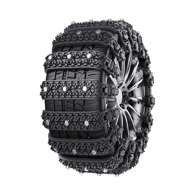 Snow Tyre Chains, 10x Reusable Anti-Skid Design, Adjustable Traction System, Premium Oxford Rubber and Tpu Construction, Suitable for Suvs and Minivans in Severe Weather Conditions von Ceprznvey
