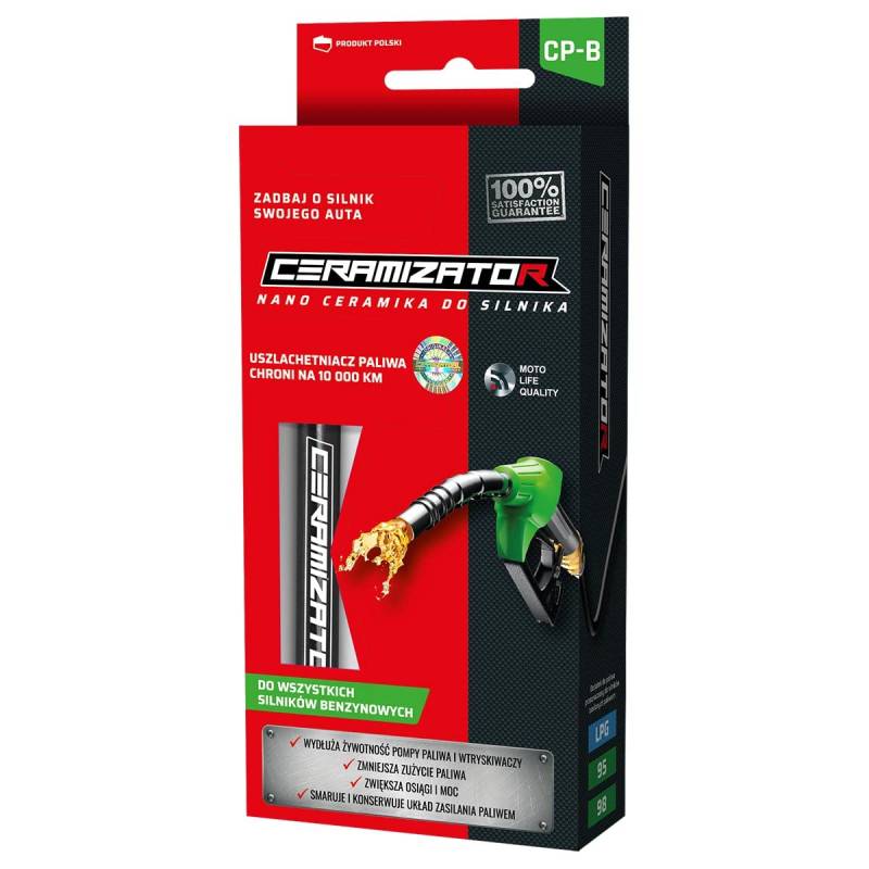 Ceramizator CP-B Keramik Schutz zu Allen Benzinmotoren Kraftstoffzusatz 10ml | Keramische Verschleißschutz | Ceramic Additive Benzin Motor | Ceramik Zusatz | Car Protect von Ceramizator