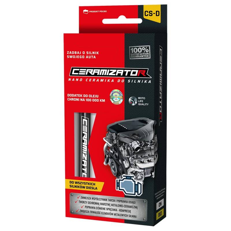 Ceramizator CS-D Keramik Schutz zu Allen Dieselmotoren - Öl Additiv 10ml | Keramische Verschleißschutz | Engine Oil Additive Ceramic | Motoröladditive | Ceramik Zusatz | Motor Protect von Ceramizator