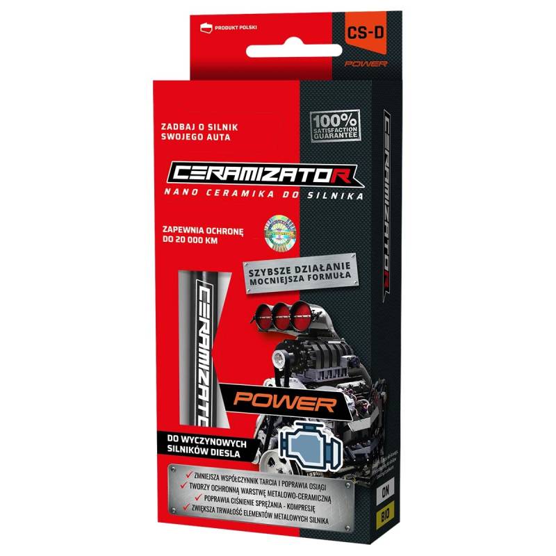 Ceramizator CS-D Power Keramik Schutz Leistungdieselmotoren - Öl Additiv 10ml | Keramische Verschleißschutz | Engine Oil Additive Ceramic | Motoröladditive | Ceramik Zusatz | Motor Protect von Ceramizator