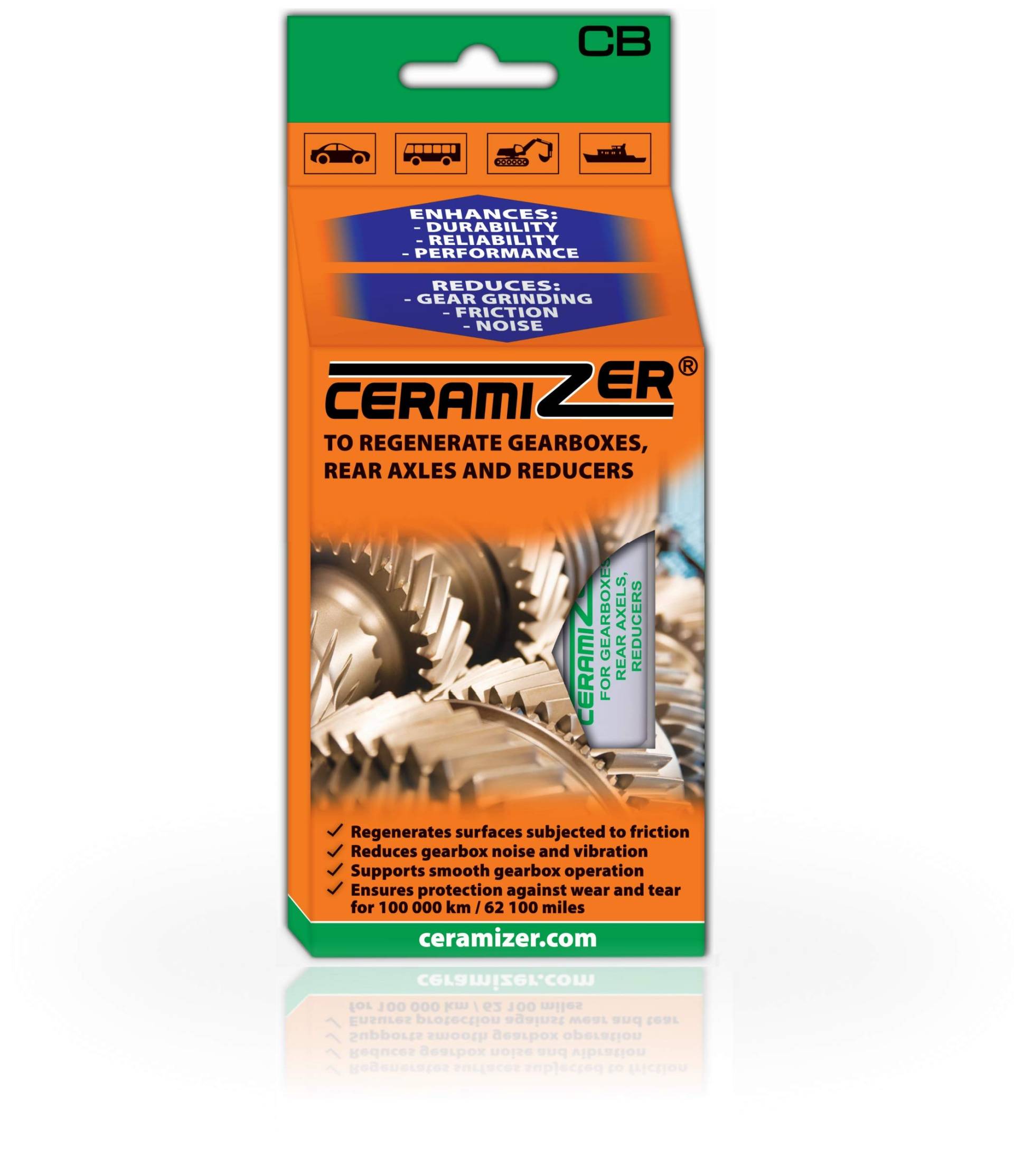 Ceramizer – Getriebe für Regenerieren, Achsen hinten und getrieben von Ceramizer