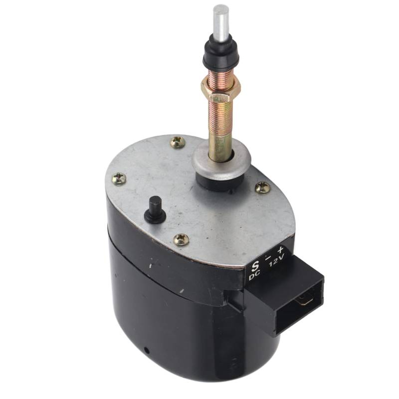 Wischermotor, 12V Elektrischer Scheibenwischermotor 105°Universal Scheiben Wischer Motor Auto Windschutzscheibe Windschutzscheiben Wischermotor für Traktor Oldtimer von Cerlingwee