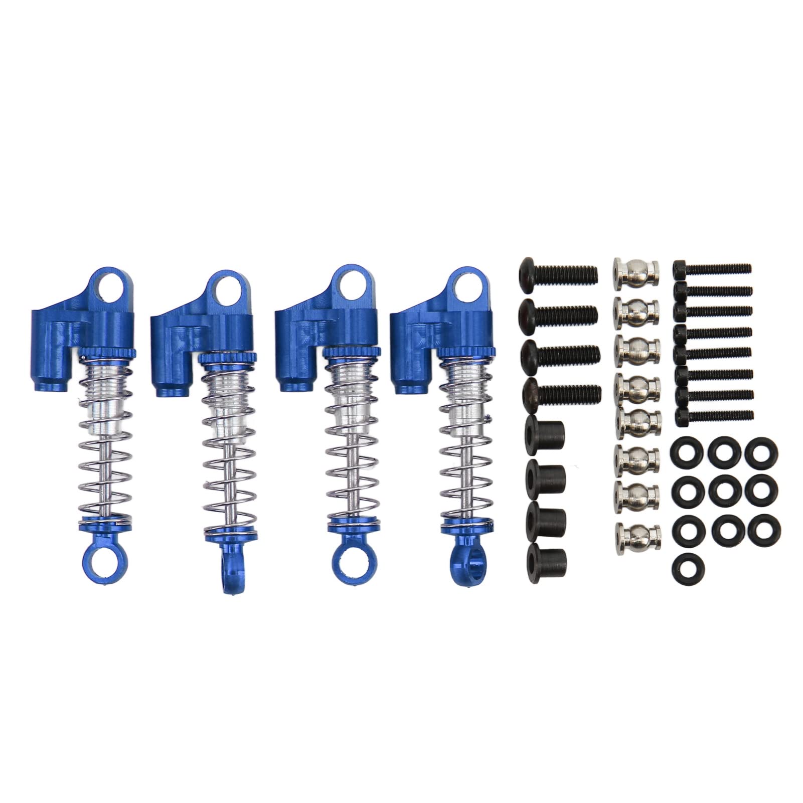 Aluminiumlegierung vorderen Stoßdämpfer vorne und simulierte alle vorderen Heck -Stoßdämpfer für Jimny Xmykc01cm 1/16 RC -Auto -Stoßdämpfer (Blue) von Cerlyiont