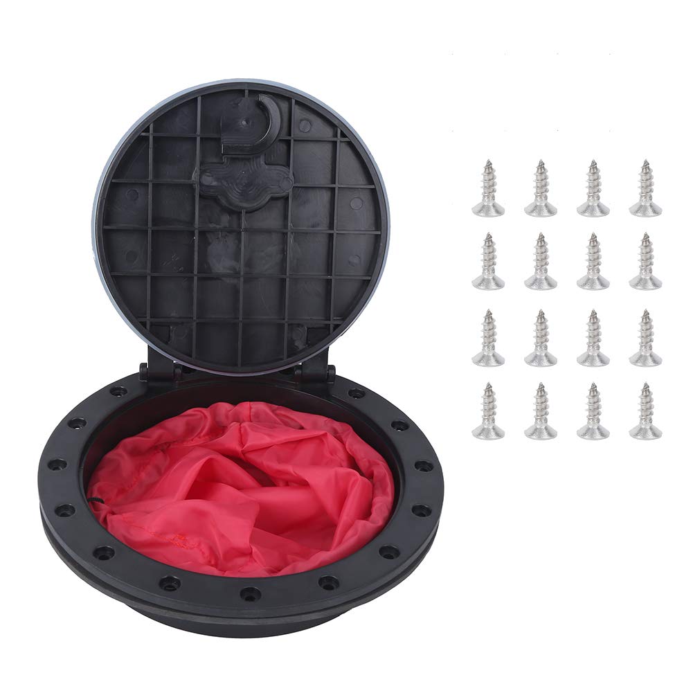 Deck Luken Abdeckung, Runde Kanufach Abdeckung Kit, wasserdichte Lager Lager Abdeckung, mit Aufbewahrung Tasche, ABS Kunststoff, für Marine Boot Kajak Kanu Deck Luken Abdeckung, Runde Kanufach Abdeckung Kit, wasserdichte Lager Lager Abdeckung, mit Aufbewahrung Tasche, ABS Kunststoff, für Marine Boot Kajak Kanu von Cerlyiont