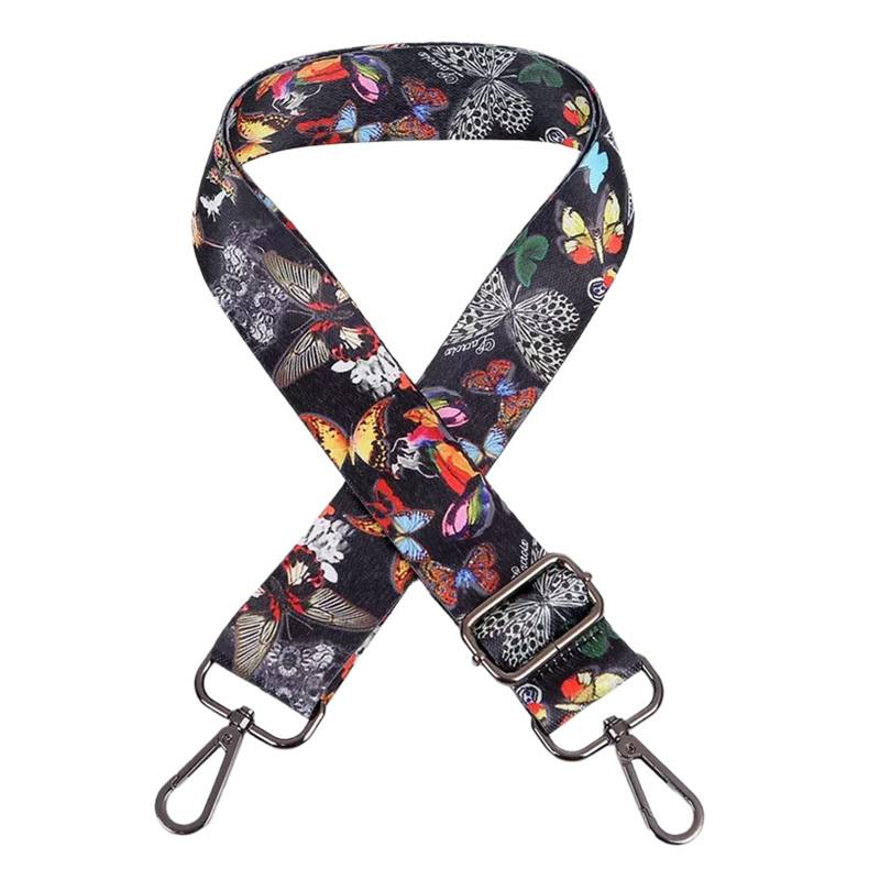 80-140cm Bunter Drucktaschenriemen Zubehör Schultertaschenriemen Verstellbare Ersatztaschenriementeile von Cerobit