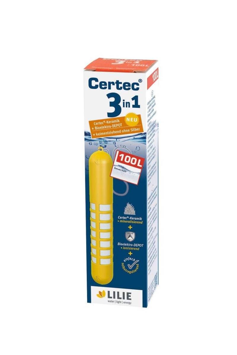 Certec 3-in-1-Wasser Filter Kapsel zum, 100 Liter von Certec