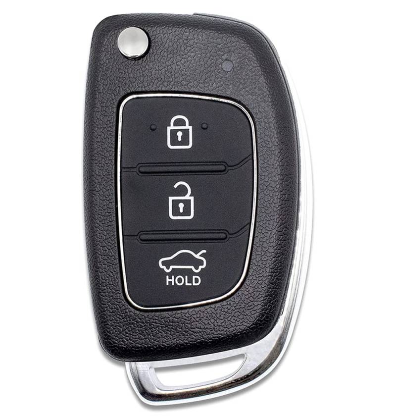 3 Tasten Auto Schlüsselgehäuse für Hyundai i20 i30 ix20 ix35 Tucson Santa Fe,Fernbedienungsschlüssel-Gehäuse(3 Schlüssel) von Chaexii