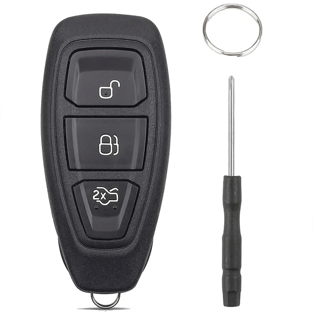 Chaexii Ford Kuga Schlüsselanhänger, Schlüsselgehäuse für Ford Focus, Schlüsselhülle für Ford Mondeo, Schlüsselgehäuse für Ford C-Max, Schlüsselgehäuse für Ford Fiesta, Autoschlüssel für von Chaexii