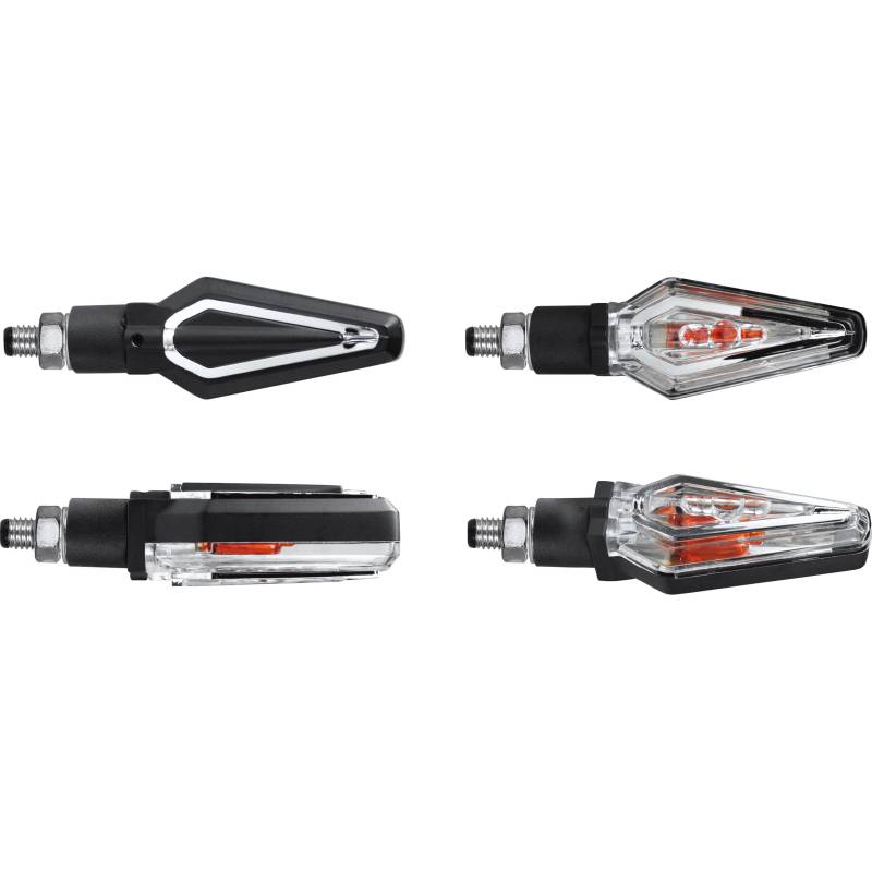 Chaft Alu Blinkerpaar 21 Watt M8 Sound schwarz/getönt von Chaft