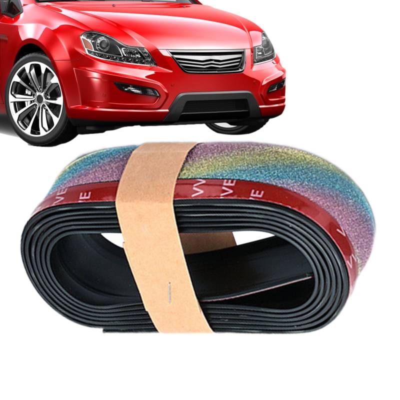 Chaies Frontspoiler für Auto - Seitenschürzen Frontspoiler,Flexibler Fahrzeugkörperschutz für Limousine, Van & – Pendeln & Freizeitnutzung von Chaies