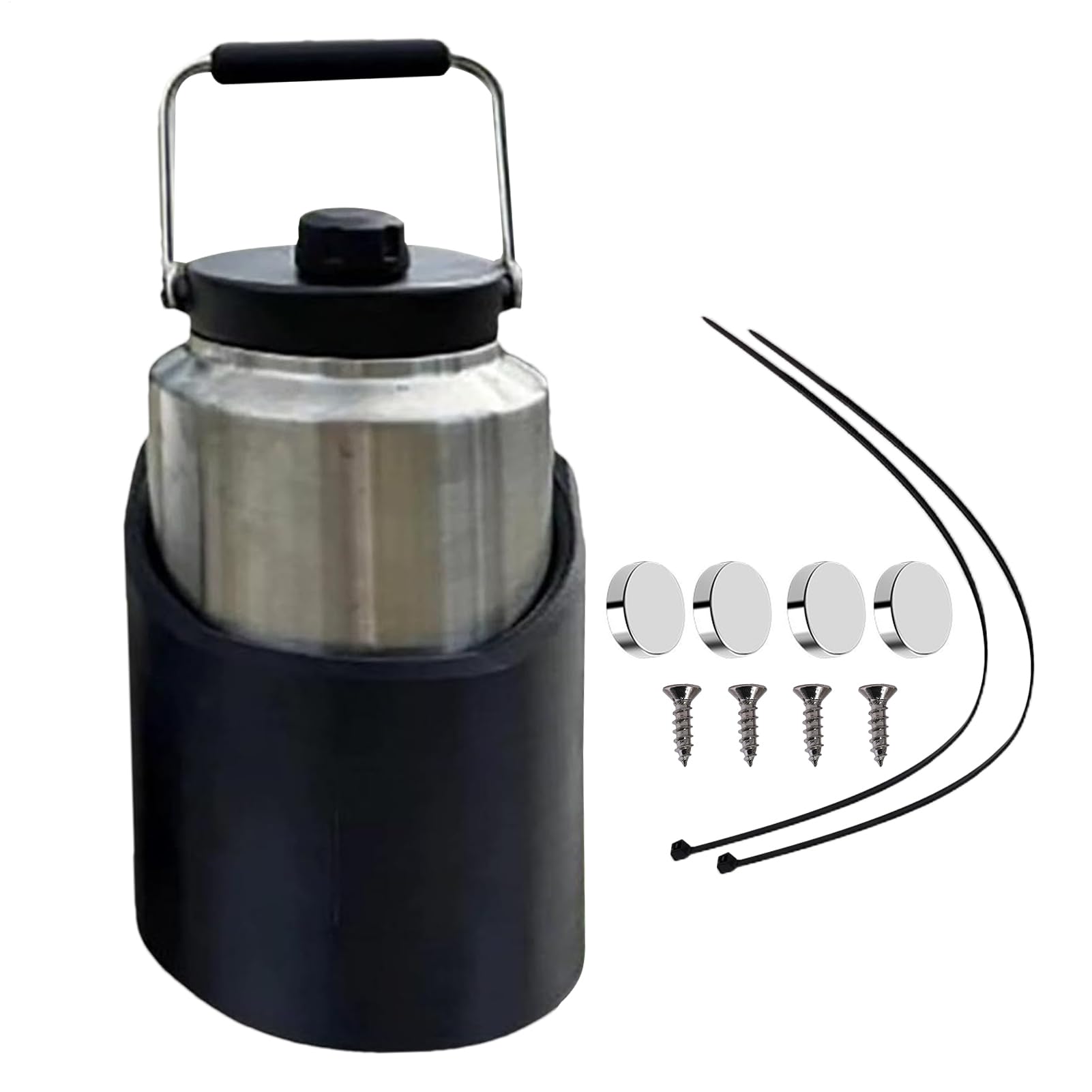Chaies Magnetische Flaschenhalterung - Magnetischer Trinkflaschenhalter,Stabiler 1500ml Halter Für Training Auto LKW Boot Fitnessgeräte Busse Kinderwagen Golfcart Rasenmäher Traktor Chaies Magnetische Flaschenhalterung - Magnetischer Trinkflaschenhalter,Stabiler 1500ml Halter Für Training Auto LKW Boot Fitnessgeräte Busse Kinderwagen Golfcart Rasenmäher Traktor von Chaies
