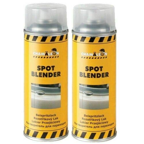 Chamäleon 1K Beispritzlack 2 x 400ml Spray Spot Blender Lack Repair Verdünnung von Chamäleon