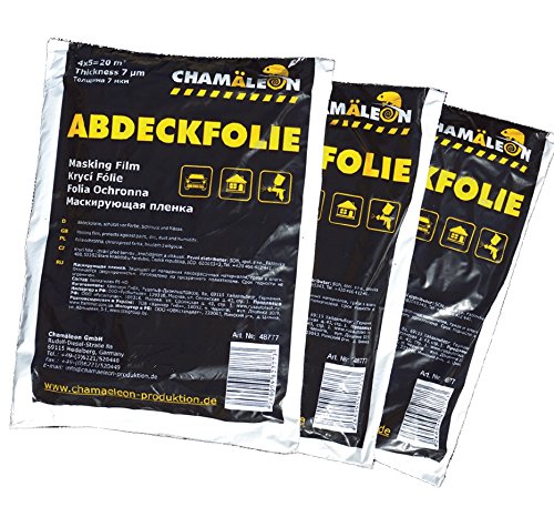 Chamäleon 1 x ABDECKFOLIE 4x5m 20m² 7my ABDECKPLANE SCHUTZFOLIE MALERFOLIE Plane Folie Chamäleon 1 x ABDECKFOLIE 4x5m 20m² 7my ABDECKPLANE SCHUTZFOLIE MALERFOLIE Plane Folie von Chamäleon