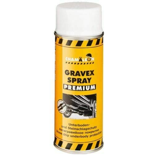 Chamäleon Anti Gravex Premium UBS 1 x 500ml Spray Schutz Unterbodenschutz (weiß) von Chamäleon