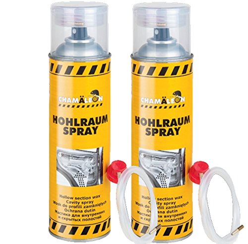 Chamäleon HOHLRAUM 500ml Spray VERSIEGELUNG HOHLRAUMSCHUTZ 1K HOHLRAUMVERSIEGELUNG Hohlraumkonservierer SPRÜHDOSE (2) von Chamäleon