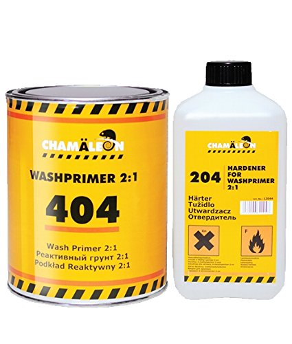 Chamäleon WASHPRIMER 2K REAKTIONSGRUNDIERUNG 2:1 Aluminium GRUNDIERUNG 1L + 0,5L von Chamäleon