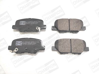 Champion Bremsbelagsatz, Scheibenbremse [Hersteller-Nr. 573442CH] für Citroën, Mazda, Mitsubishi, Peugeot von Champion