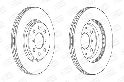 Champion Bremsscheibe [Hersteller-Nr. 562694CH] für Suzuki von Champion