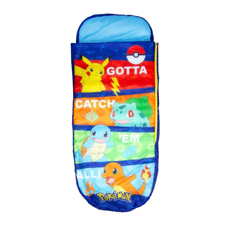 Character World Pokemon ReadyBed Kinder Aufblasbares Luftbett und Schlafsack mit Pumpe | Reisematratze für Übernachtungen und Camping oder Zuhause von Character World