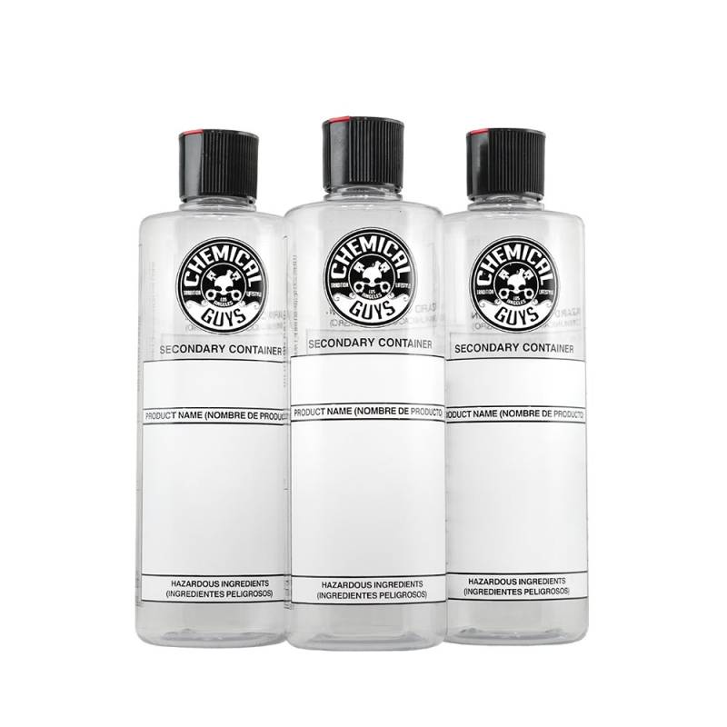 Chemical Guys ACC139 Sekundärbehälter-Verdünnungsflasche mit Ausgussdeckel, 473 ml, 3 Stück von Chemical Guys