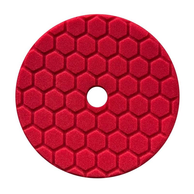 Chemical Guys BUFX117HEX5 Hex Logic Quantum 140 mm 14 cm Rot Ultra Light Finishing Pad ~ Auto von Chemical Guys