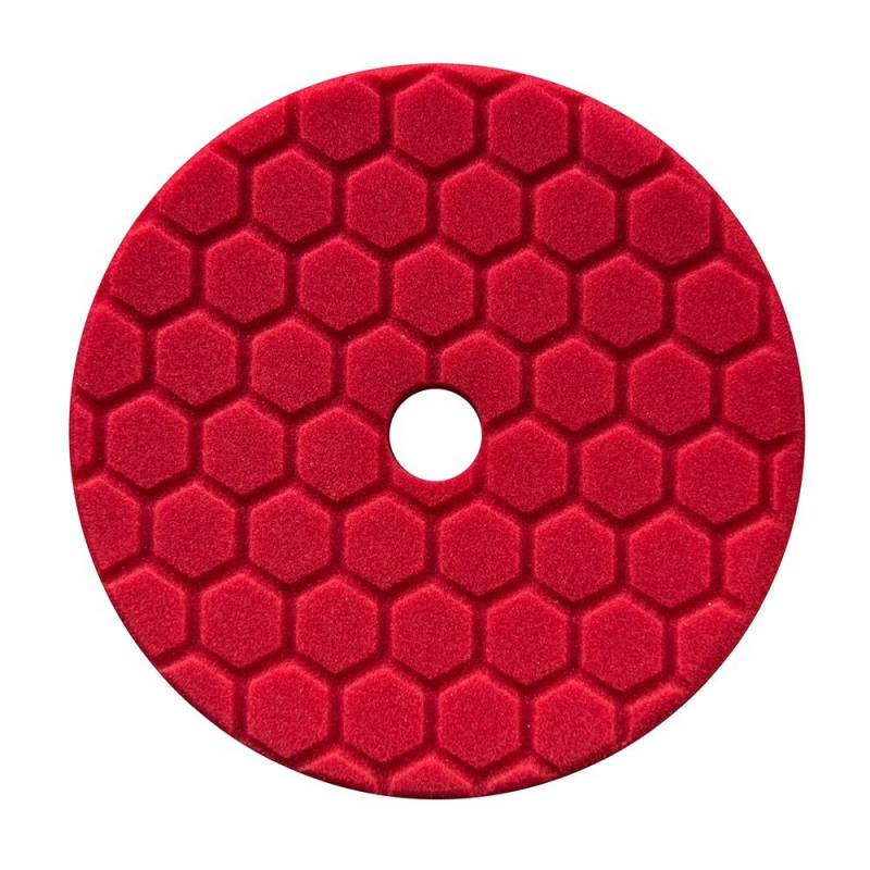 Chemical Guys BUFX117HEX5 Hex Logic Quantum 140 mm 14 cm Rot Ultra Light Finishing Pad ~ Auto von Chemical Guys