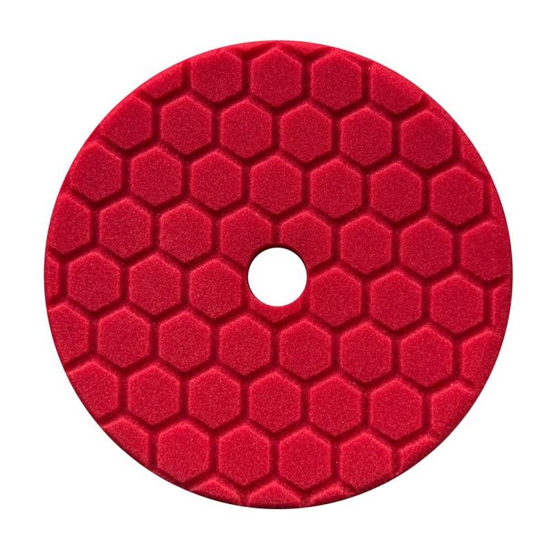 Chemical Guys Hex Logic Quantum Polieren Pad 16,5 cm (165 mm) rot – Finishpad – Polieren Pad von Chemical Guys