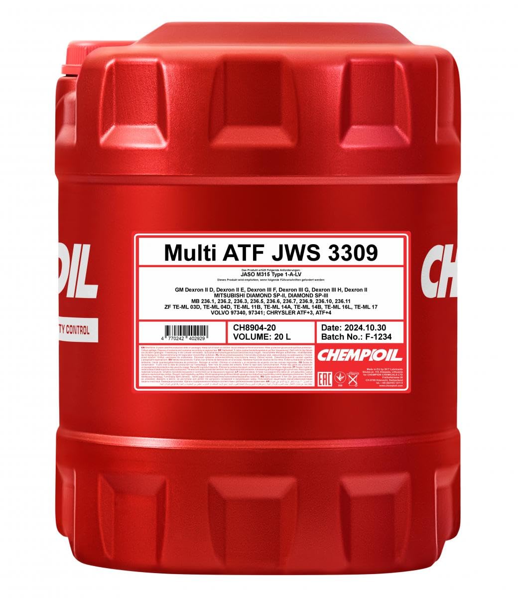 CHEMPIOIL Multi ATF 20 L CHEMPIOIL Multi ATF 20 L von Chempioil