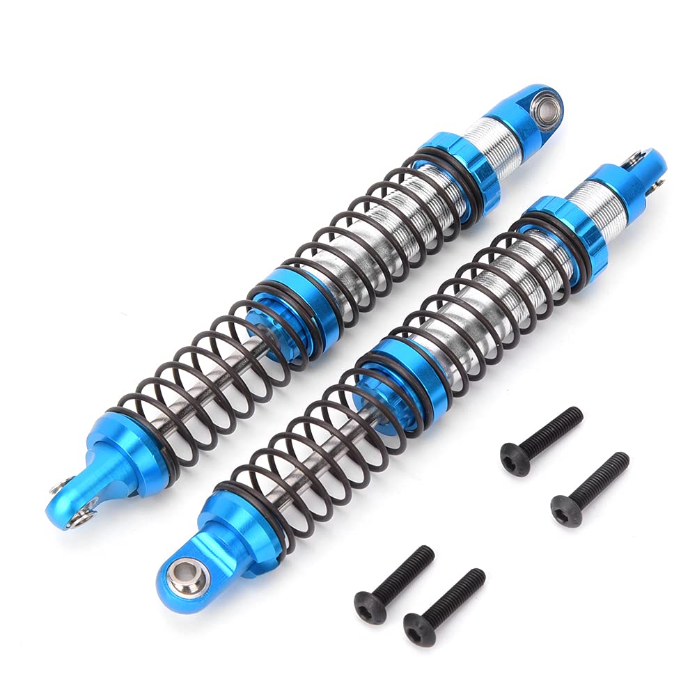 Heck -Stoßdämpferdämpfer für RC 1/10 2WD -Automodell -Upgrades, Aluminiumlegierungsmaterial, reduziert Stoßfängerschütteln, verbessert die Stabilität, schwarze und blaue Optionen (Blue ECX1096B) von ChengyuWei