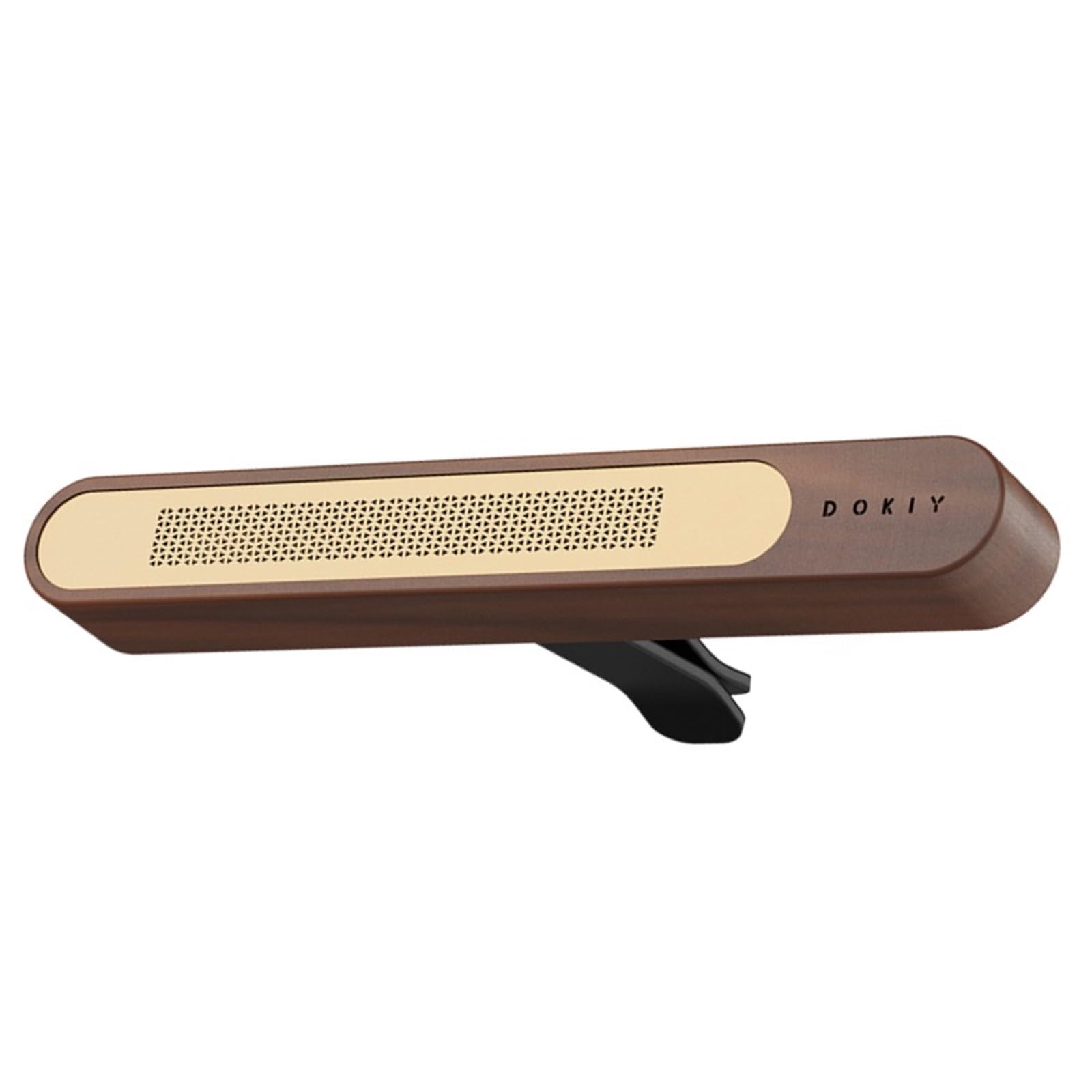 1 PC Neue Ankunft Luxus Aromatischen Holz Diffusor Auto Vent Feste Lufterfrischer Metall Holz Auto Parfüm Diffusor Clip(Wooden Version) von Chenhj