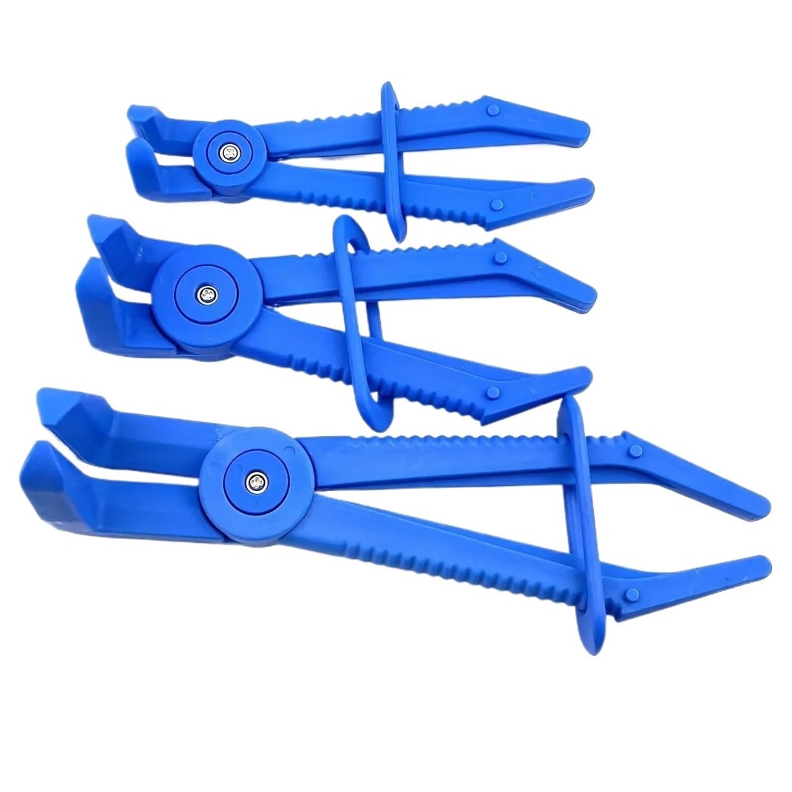 3 Teile/Satz Nylon Schlauch Klemme Werkzeug Set Brems Kraftstoff Wasser Linie Clamp Zange Hände Auto Reparatur Werkzeuge(Blue) von Chenhj