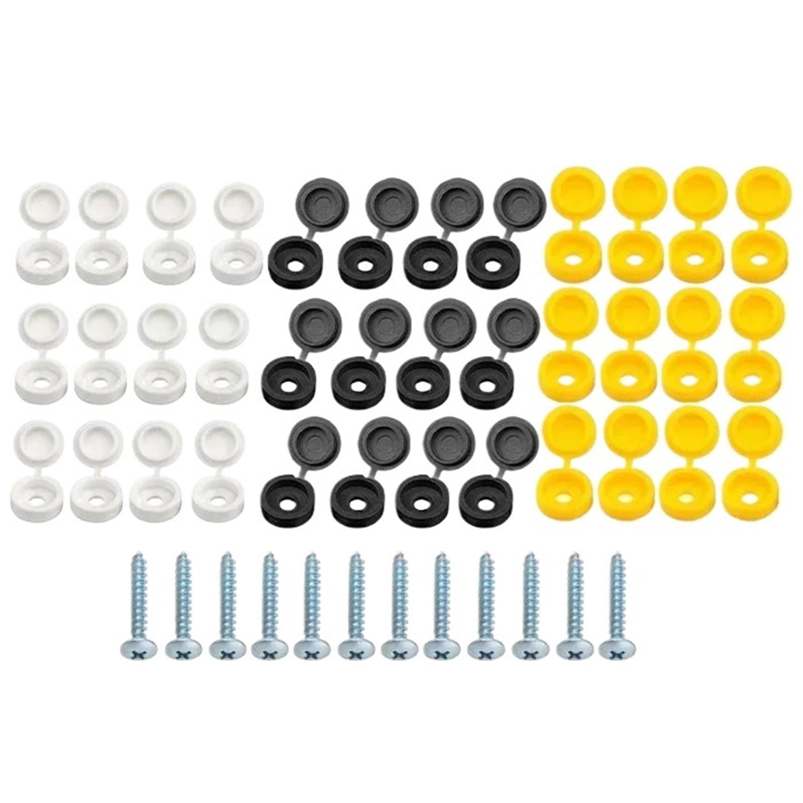 36 Stücke + Abdeckung 12 Stücke Schrauben for Auto Anzahl Platte Decor Fahrzeug Nummer Platte Armaturen 7 * 20mm 36 Stücke + Abdeckung 12 Stücke Schrauben for Auto Anzahl Platte Decor Fahrzeug Nummer Platte Armaturen 7 * 20mm von Chenhj
