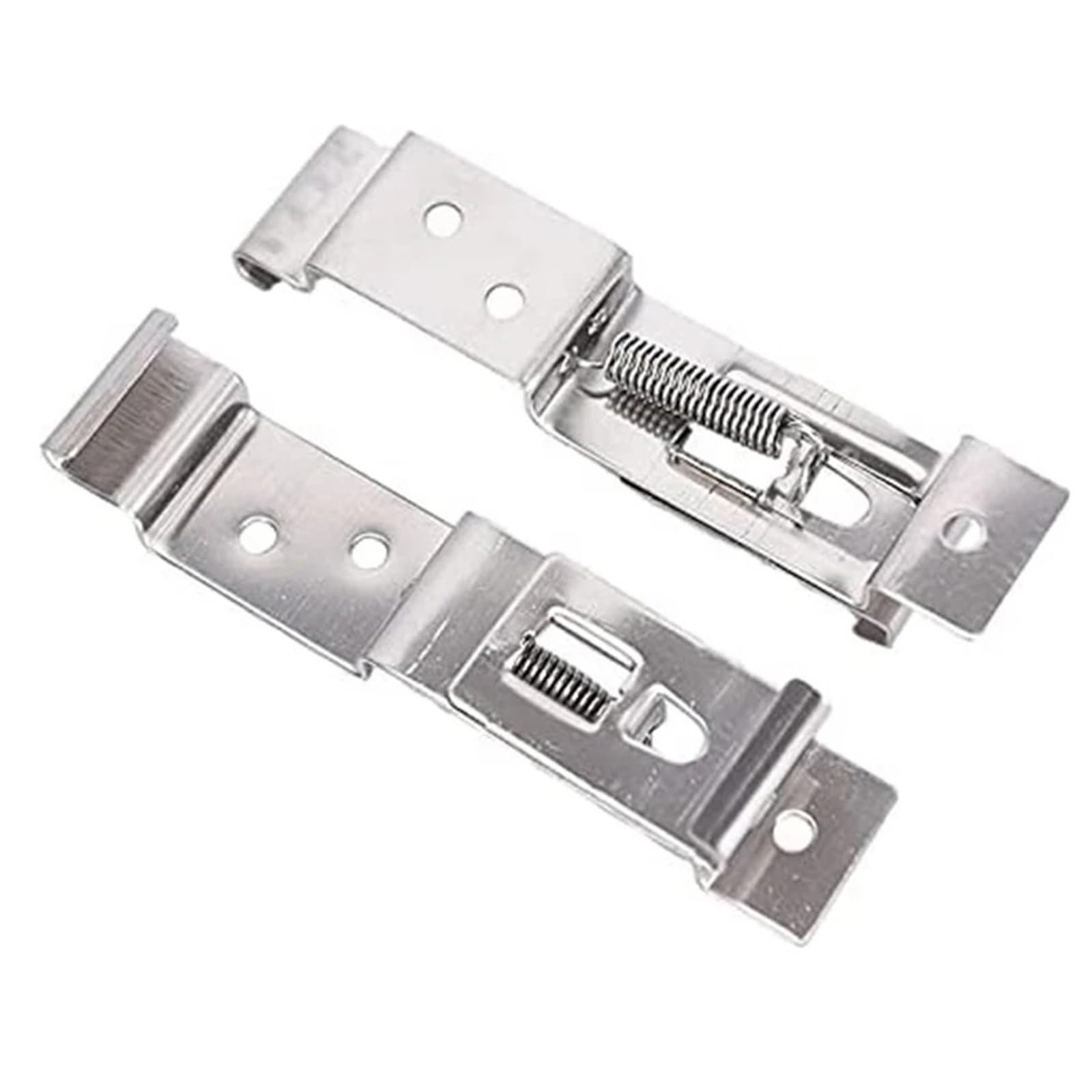 Anhänger-Nummernschild-Clips, Rechteckig, Auto-Nummernschild, Gefederte Edelstahlhalterung, Auto-Rahmenhalter-Klemmen, 2 Stück Anhänger-Nummernschild-Clips, Rechteckig, Auto-Nummernschild, Gefederte Edelstahlhalterung, Auto-Rahmenhalter-Klemmen, 2 Stück von Chenhj