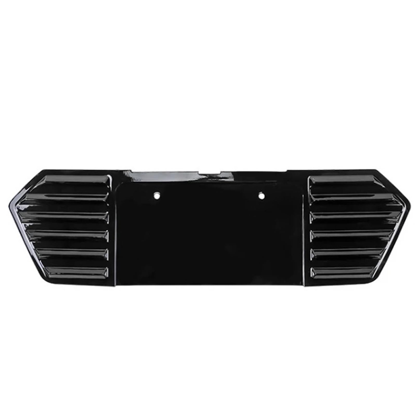 Auto-hintere Stoßstange KennzeichenrahmenABS Glänzend Schwarz Hintere Kennzeichenrahmenabdeckung Trim(Glossy Black) von Chenhj