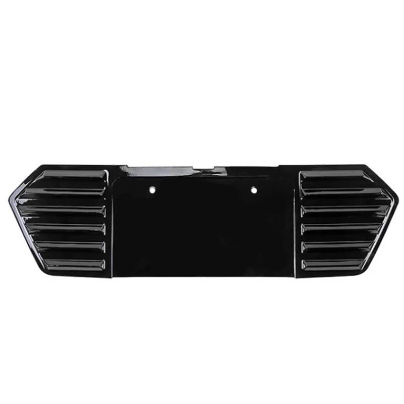 Auto-hintere Stoßstange KennzeichenrahmenABS Glänzend Schwarz Hintere Kennzeichenrahmenabdeckung Trim(Glossy Black) von Chenhj