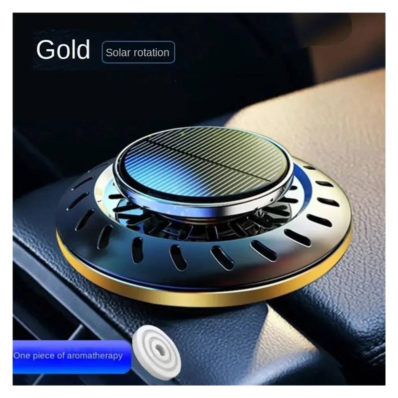 Fahrzeug Mikrowelle Molekulare Enteisung Instrument Auto Frostschutzmittel Schnee Entfernung Solar Rotierenden Aroma Diffusor(Gold) von Chenhj