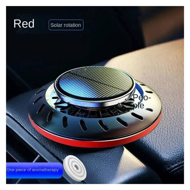 Fahrzeug Mikrowelle Molekulare Enteisung Instrument Auto Frostschutzmittel Schnee Entfernung Solar Rotierenden Aroma Diffusor(Red) von Chenhj
