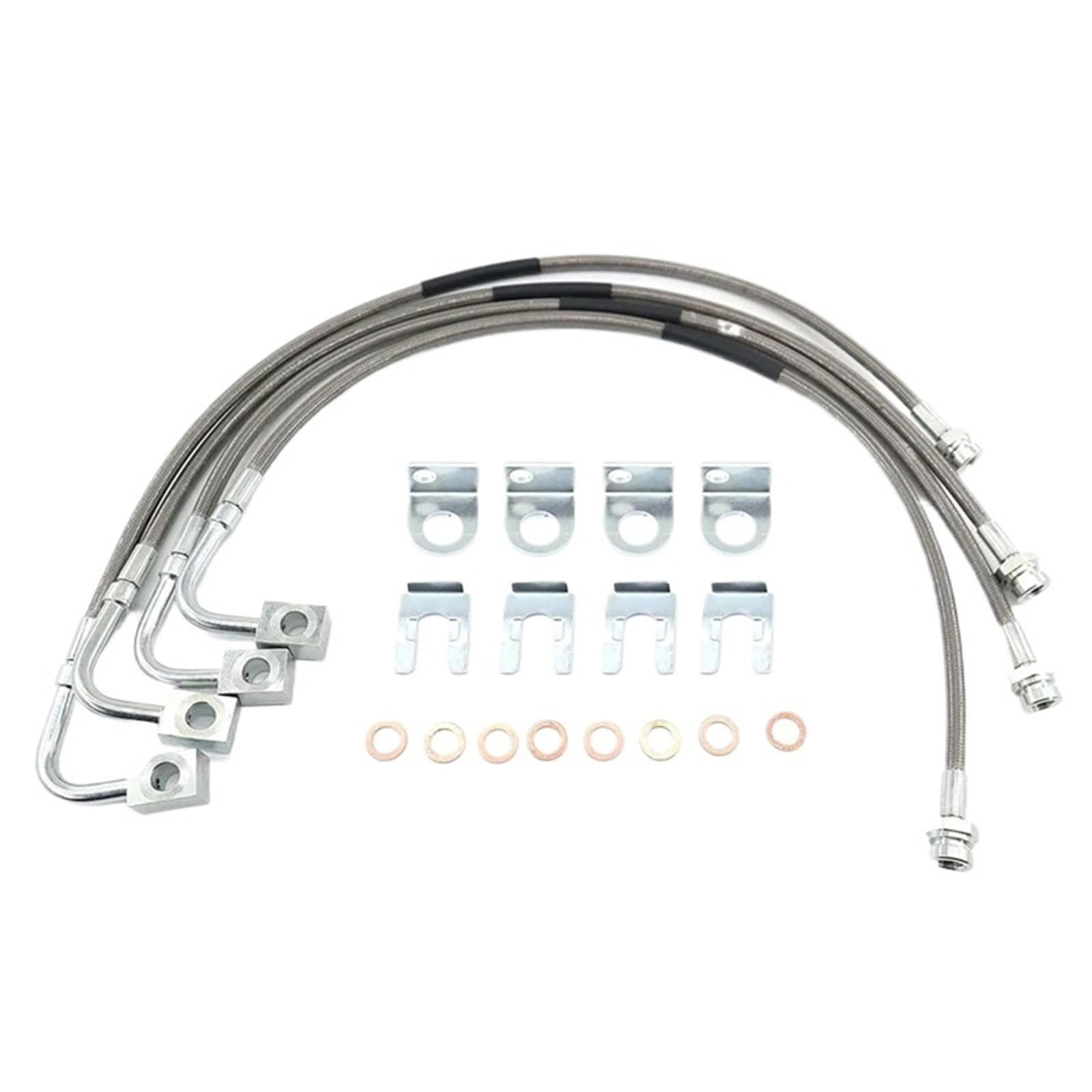 Geflochtene Bremsleitungen Aus Edelstahl Vorne Und Hinten, Kompatibel Mit Je&ep JK Wrangler* 4-Zoll-6-Zoll-Lift 89716 2007–2018 Geflochtene Bremsleitungen Aus Edelstahl Vorne Und Hinten, Kompatibel Mit Je&ep JK Wrangler* 4-Zoll-6-Zoll-Lift 89716 2007–2018 von Chenhj