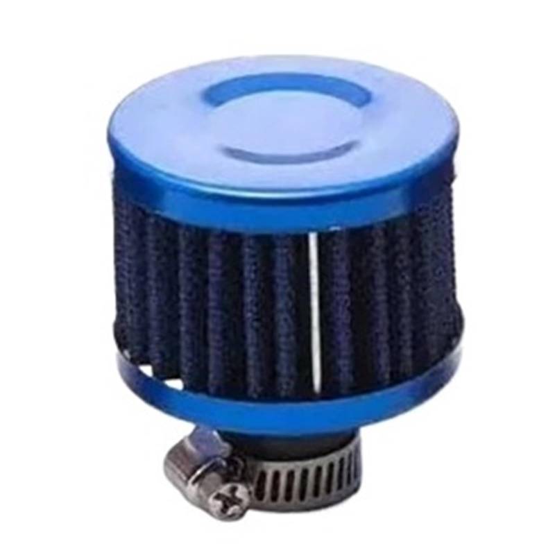 Interface Auto-Luftfilter Klein 12 Mm For Motorrad-Turbo High Flow Racing Kaltlufteinlassfilter Pilzkopf(Blue) von Chenhj
