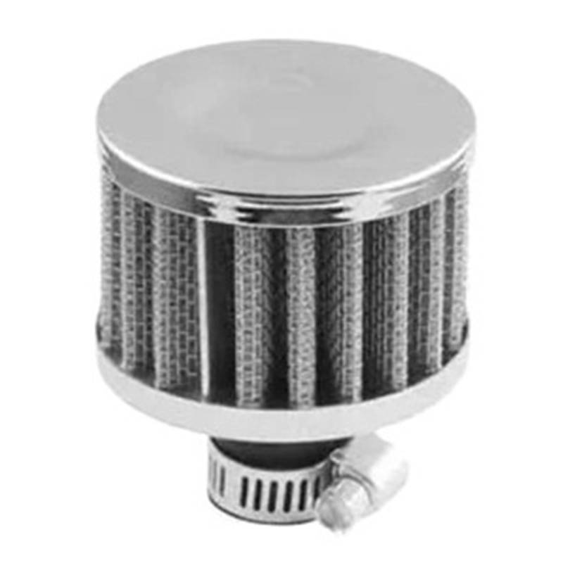 Interface Auto-Luftfilter Klein 12 Mm For Motorrad-Turbo High Flow Racing Kaltlufteinlassfilter Pilzkopf(Silver) von Chenhj
