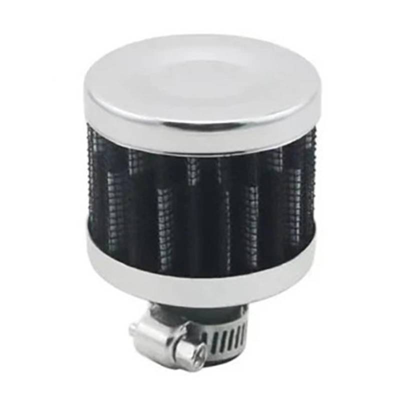 Interface Auto-Luftfilter Klein 12 Mm For Motorrad-Turbo High Flow Racing Kaltlufteinlassfilter Pilzkopf(Silver carbon fiber) von Chenhj
