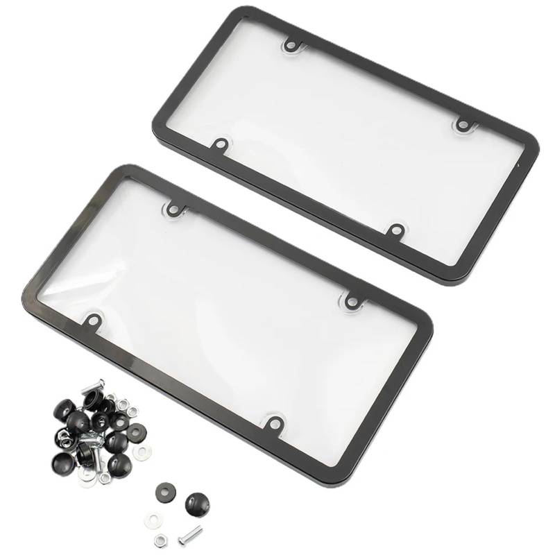 Kennzeichenabdeckung for US-Fahrzeuge, Reflektierend, 1 Stück, Klein, Praktisch, Brandneu von Chenhj