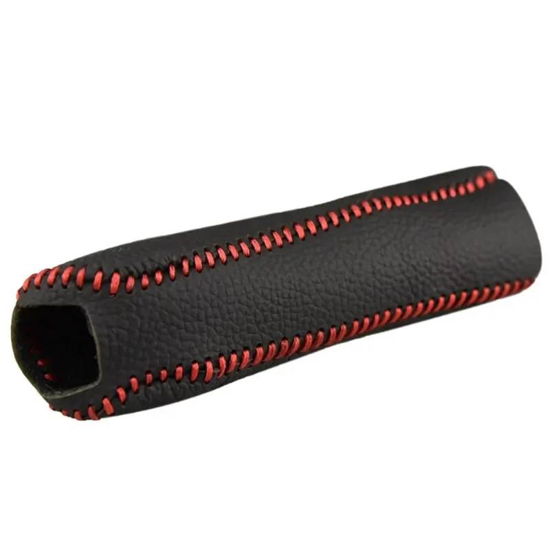 Leder-Handbremsenabdeckung, Auto-Handbremsenabdeckung, Auto-Innenraum-Schutzabdeckung, kompatibel mit Ho&nda* Volks&wagen*(Shou Sha Tao Red) von Chenhj
