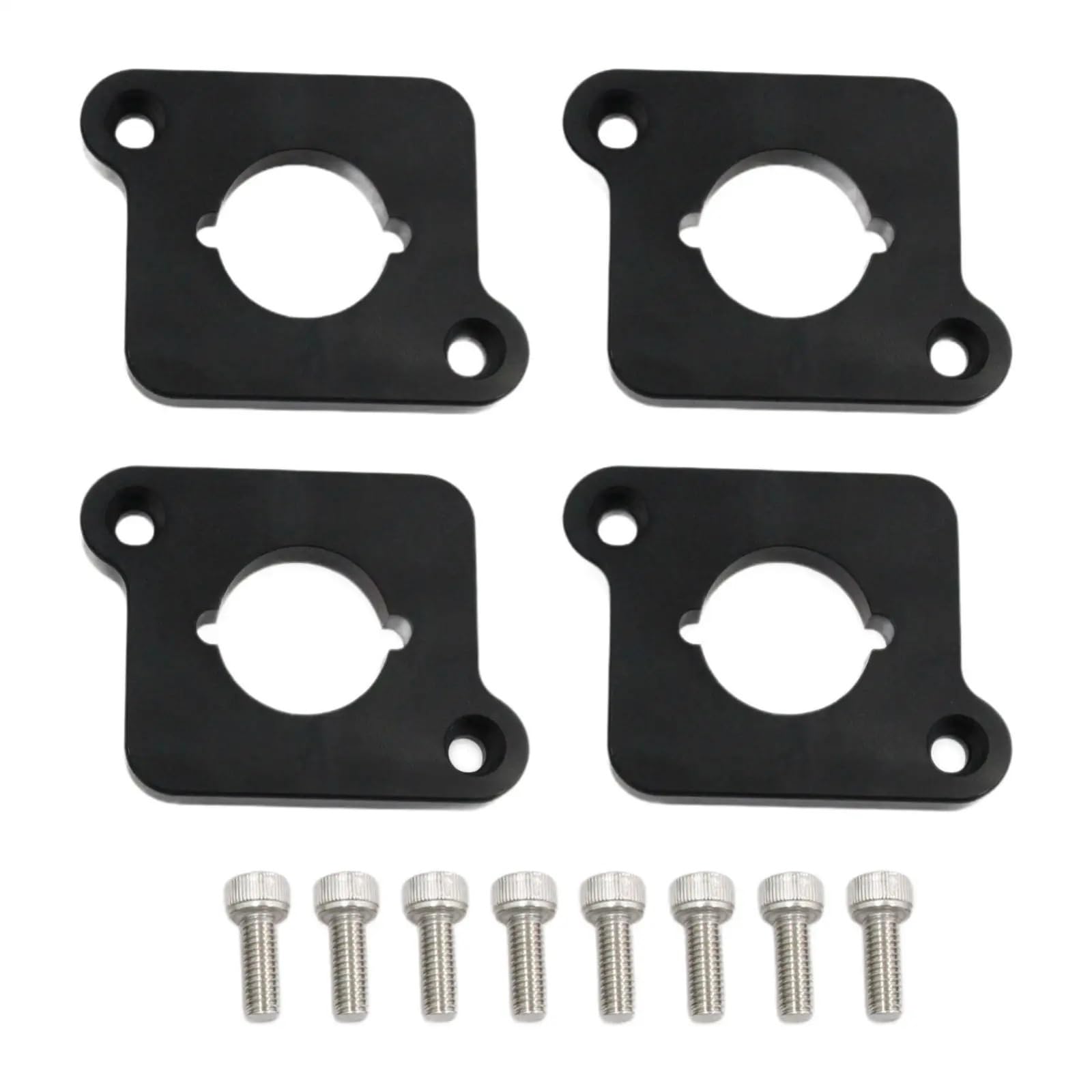 Spule Pack Adapter Platte Kit Einfache Installation Heavy Duty Mit Schrauben Auto Motor Zubehör for 1,8 T Zu 2,0 T Fsi A4 A6 TT(Black) von Chenhj
