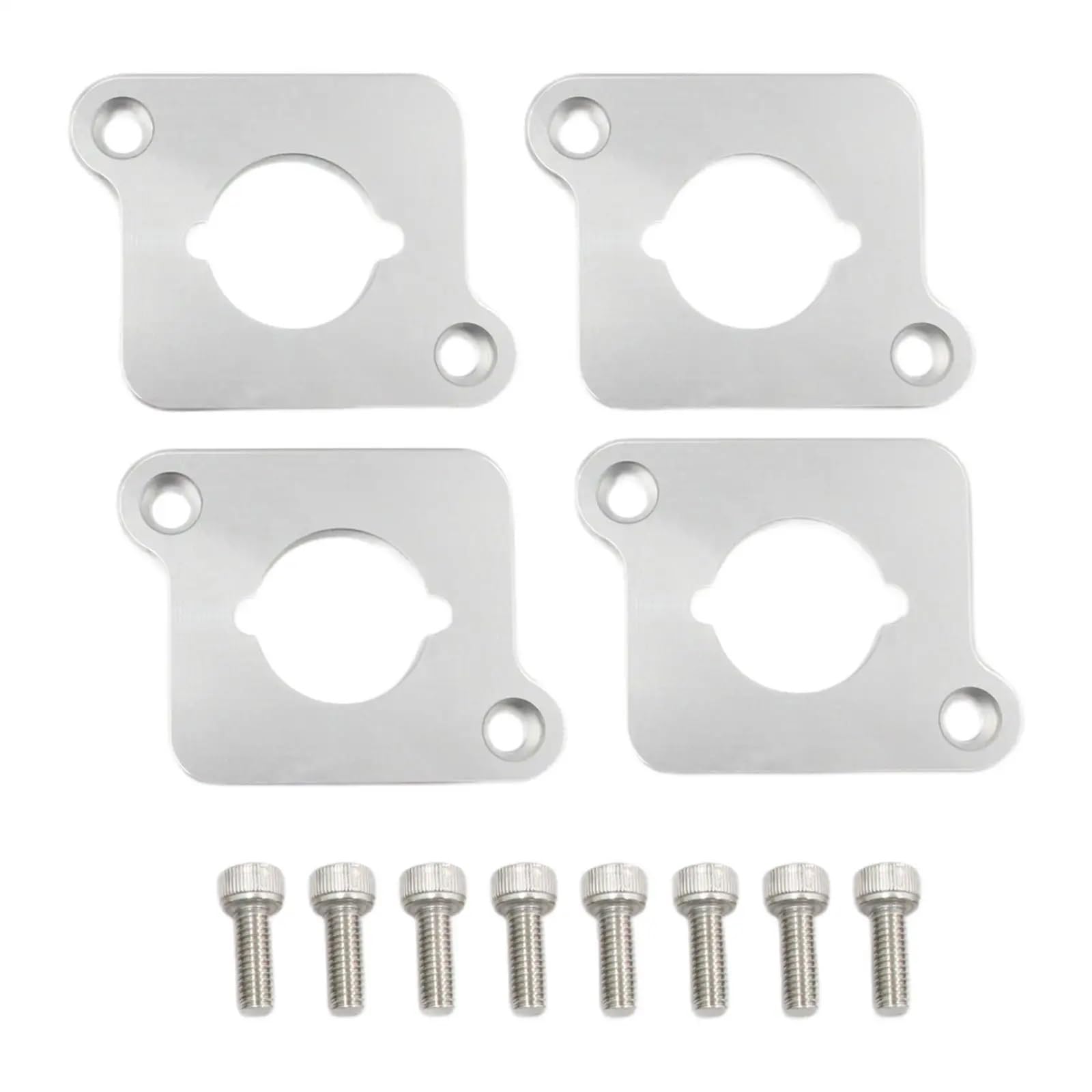 Spule Pack Adapter Platte Kit Einfache Installation Heavy Duty Mit Schrauben Auto Motor Zubehör for 1,8 T Zu 2,0 T Fsi A4 A6 TT(Silver) von Chenhj