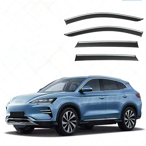 WINDABWEISER für BYD Seal U MK1 2020+ 4PCS Silver Bright Strip Window, Autofenster Windabweiser Fenster Visiere Lüftung Sabweiser Seitenfenster-Visier WINDABWEISER für BYD Seal U MK1 2020+ 4PCS Silver Bright Strip Window, Autofenster Windabweiser Fenster Visiere Lüftung Sabweiser Seitenfenster-Visier von Cherry66