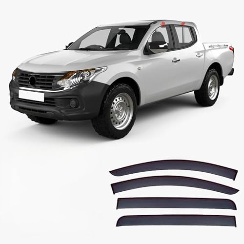 WINDABWEISER für Dodge Ram 1200 Pickup MK5 2016-2019 No Bright Strip Window, Autofenster Windabweiser Fenster Visiere Lüftung Sabweiser Seitenfenster-Visier WINDABWEISER für Dodge Ram 1200 Pickup MK5 2016-2019 No Bright Strip Window, Autofenster Windabweiser Fenster Visiere Lüftung Sabweiser Seitenfenster-Visier von Cherry66